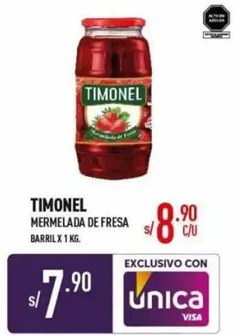 Vega Timonel Mermelada de Fresa 1kg oferta