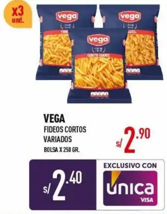 Vega Vega Fideos Cortos Variados 250g oferta