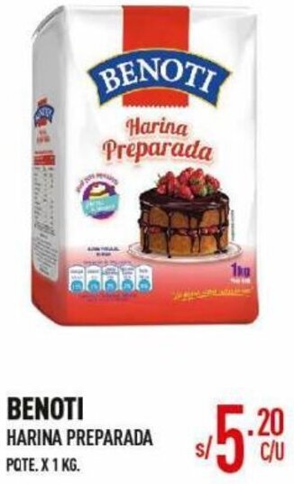 Vega Benoti Harina Preparada 1kg oferta