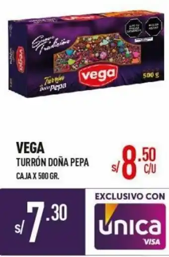 Vega Vega Turrón Doña Pepa 500g oferta