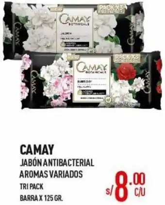 Vega Camay Jabón Antibacterial Aromas Variados 125g oferta