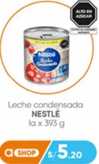 Plaza Vea Leche Condensada Nestlé 393g oferta