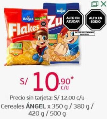 Tottus Cereales Ángel x 350g/ 380g/ 420g/500g oferta