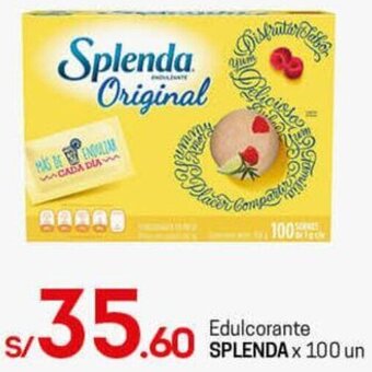 Tottus Edulcorante Splenda 100 Un oferta