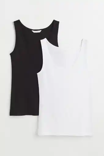 H&M Pack 2 polos sin mangas oferta