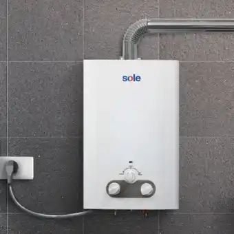 Sole Calentador instantáneo glp c/acc 10l tiro forzado oferta