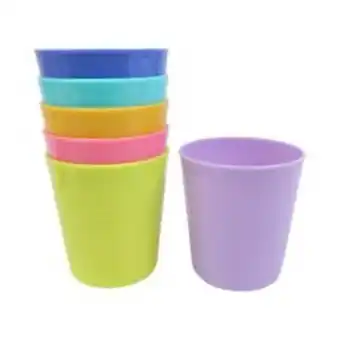 Metro Vaso infantil krea colores sólidos 6un oferta