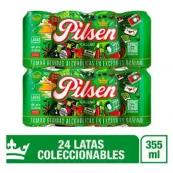 Freshmart Pack x2 cerveza pilsen callao 12pack - lata 355 ml - unidad oferta