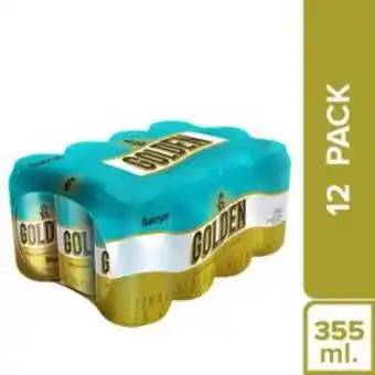 Freshmart Cerveza golden 12pack - lata 355 ml - unidad oferta