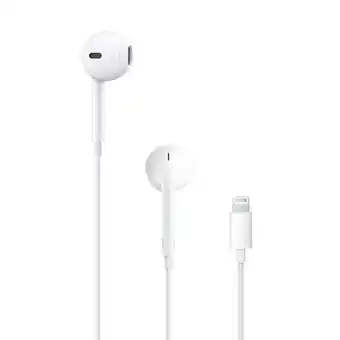 iShop Earpods apple con conector lightning - blanco oferta