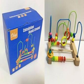 Tai Loy Circuito beads madera 24pz mm009 oferta