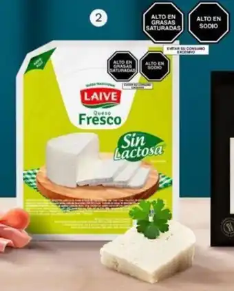Wong Queso Fresco s/Lactosa Laive x 100g oferta