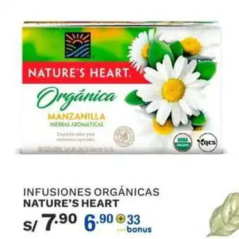 Wong Infusiones Orgánicas Nature's Heart oferta