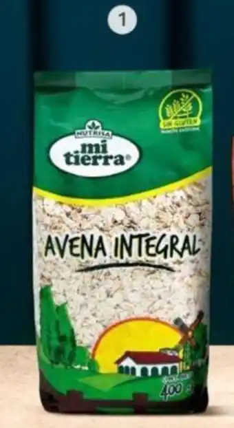 Wong Avena Integral s/Gluten Mi Tierra x 420g oferta