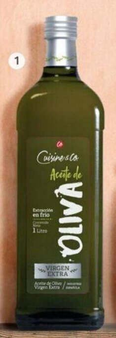 Wong Aceite de Oliva Extra Virgen Cuisine&Co x 1L oferta