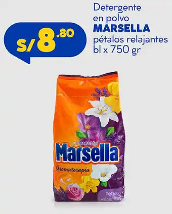Plaza Vea Detergente en Polvo Marsella pétalos relajantes bl x 750g oferta