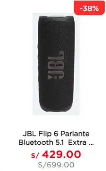 La Curacao JBL Flip 6 Parlante Bluetooth 5.1 Extra oferta