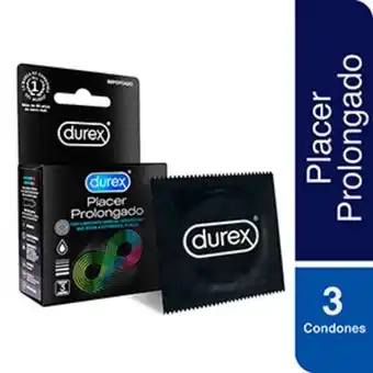 InkaFarma Preservativos durex placer prolongado - caja 3 un oferta