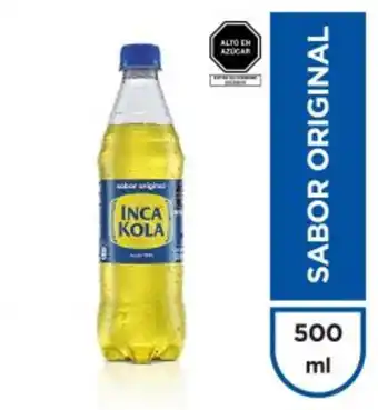 Freshmart Gaseosa inca kola original - botella 500ml - unidad oferta