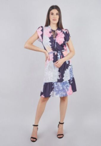 Michelle Belau Vestido manga corta oferta