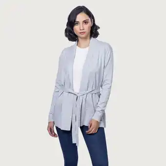 Mentha & Chocolate Cardigan monica gris oferta