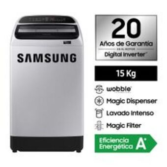 Metro Lavadora 15kg samsung wa15t5260by wobble oferta