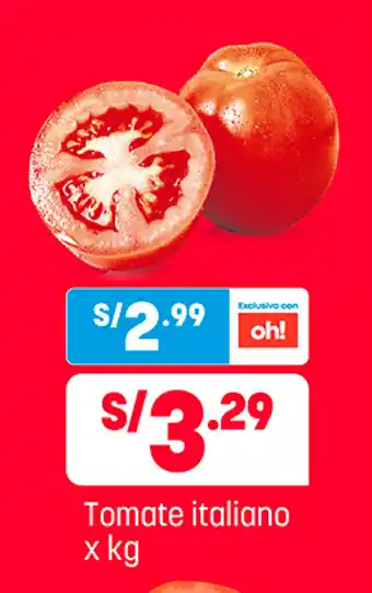 Plaza Vea Tomate Italiano x kg oferta