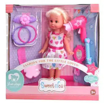 Muñeca 14" con accesorios