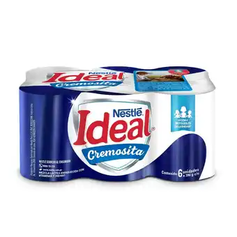 Mezcla láctea ideal cremosita lata 6 unidades