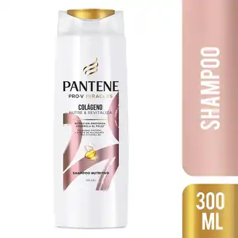 Tottus Shampoo pantene miracles colageno nutritivo 300 ml oferta
