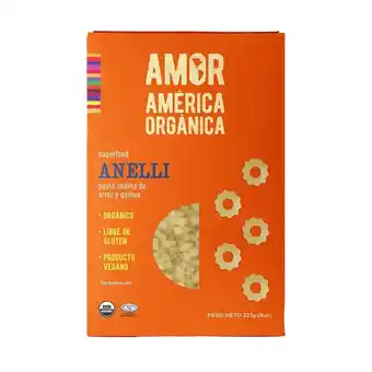 Tottus Fideos anelli américa orgánica 227 g oferta