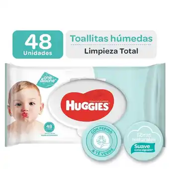 Tottus Toallitas húmedas one and done huggies 48 unidades oferta