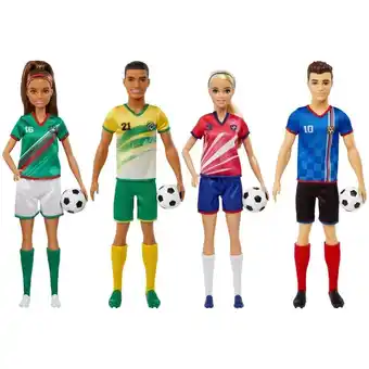Tottus Barbie surtido de futbol oferta