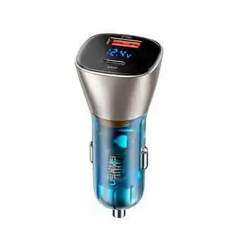 Tottus Cargador auto digital rapido 72w a+c oferta