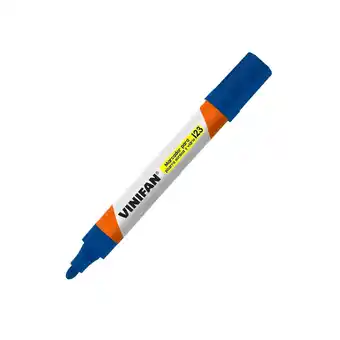 Tottus Vinifan marcador para pizarra 123 azul blister oferta