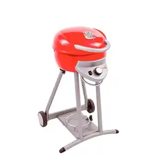Tottus Parrilla a gas patio bistro roja oferta