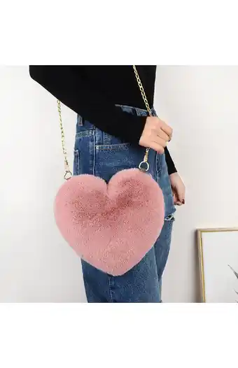 Tiendas EFE Cartera morral de corazón oferta