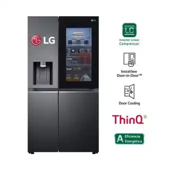 Hiraoka Refrigeradora lg side by side ls66sxt no frost 617l oferta