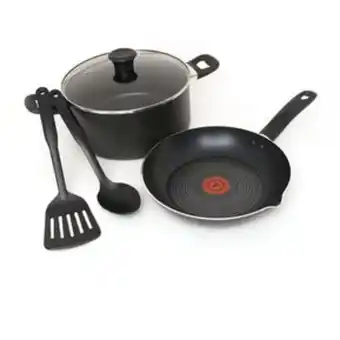 Linio Juego de ollas 5 pzs antiadherente tefal... oferta