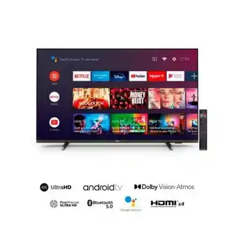 Hiraoka Tv philips led 4k uhd smart 50" 50pud7406 oferta