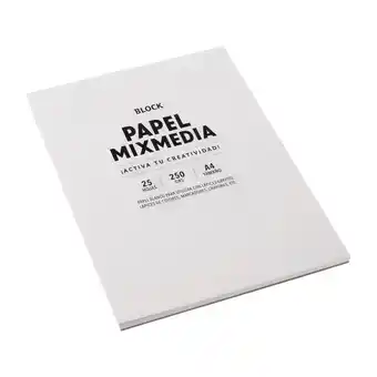 Casaideas Block papel papel mixmedia 25 hojas oferta