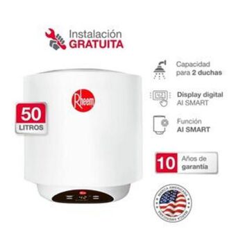Tai Loy Terma eléctrica rheem 50 l ai smart blanco oferta