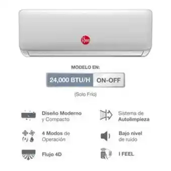 Tai Loy Aire acondicionado 24000 on-off frio blanco oferta