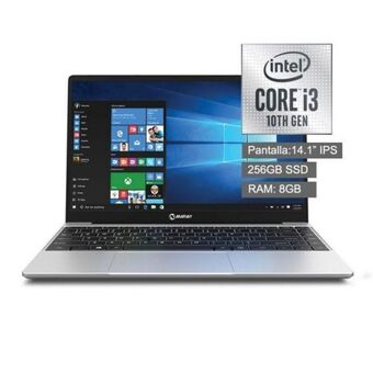 Hiraoka Laptop miray lpm-n14-i3 14.1" intel core i3-10110u 256gb ssd 8gb ram silver oferta