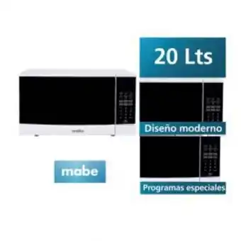 Carsa Horno microondas mabe hmm20pee 20l espejado oferta