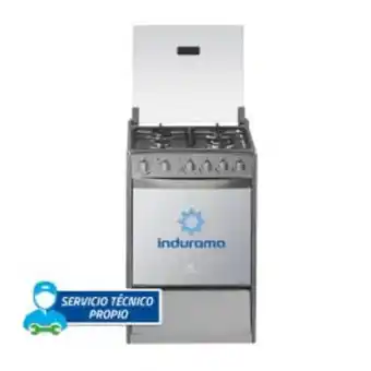 Carsa Cocina gas indurama florencia 24" croma 4h oferta