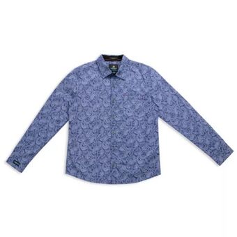 Gzuck Camisa popelina estamp. kleto kids m/larga oferta