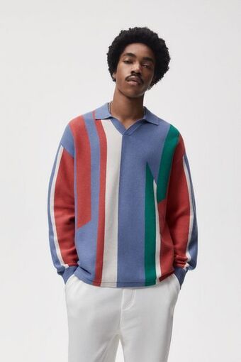 ZARA Polo punto rayas oferta