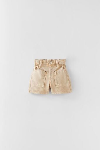 ZARA Bermuda denim paperbag oferta