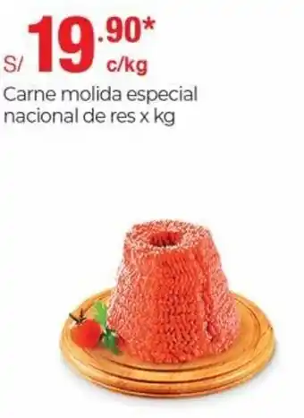 Metro Carne Molida Especial Nacional de Res x kg oferta